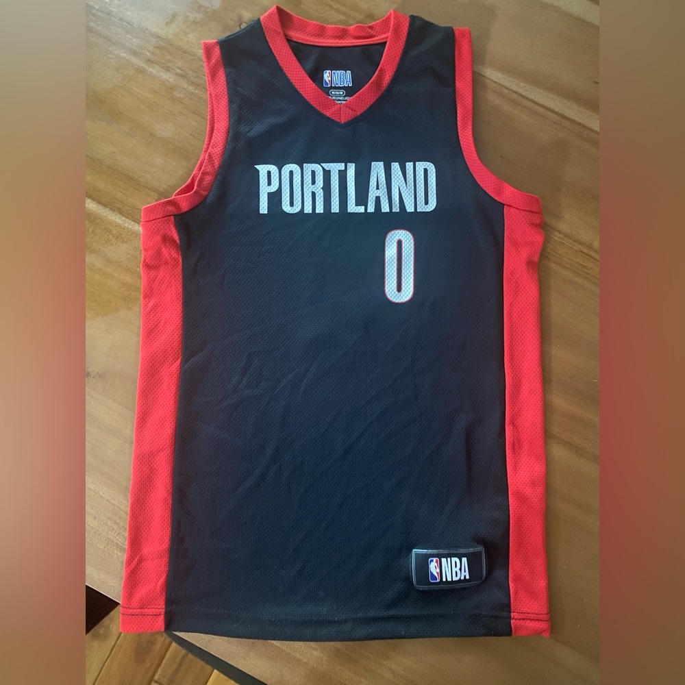 NBA Portland Trailblazer Youth Jersey, 0 Lillard